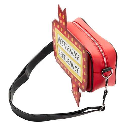Beetlejuice Graveyard Sign Glow-in-the-Dark Crossbody Purse