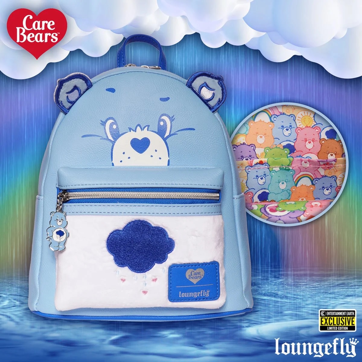 Care Bears Grumpy Bears Mini Backpack EE Exclusive