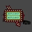 Beetlejuice Graveyard Sign Glow-in-the-Dark Crossbody Purse