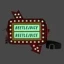 Beetlejuice Graveyard Sign Glow-in-the-Dark Crossbody Purse