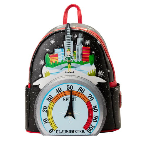 Elf Light Up Christmas Clausometer Mini Backpack