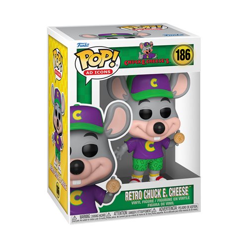 Funko Pop! Ad Icons: Chuck E. Cheeses Retro Chuck E. Cheese #186