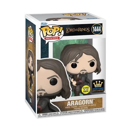 Funko Pop! Movies The Lord of the Rings Aragorn (Army of the Dead) Glow-in-the-Dark #1444 Specialty Series