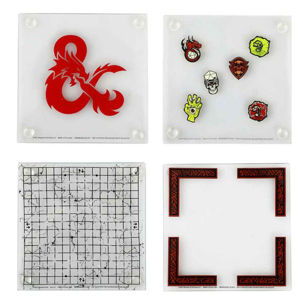 Dungeons & Dragons Glass Coaster Set of Four