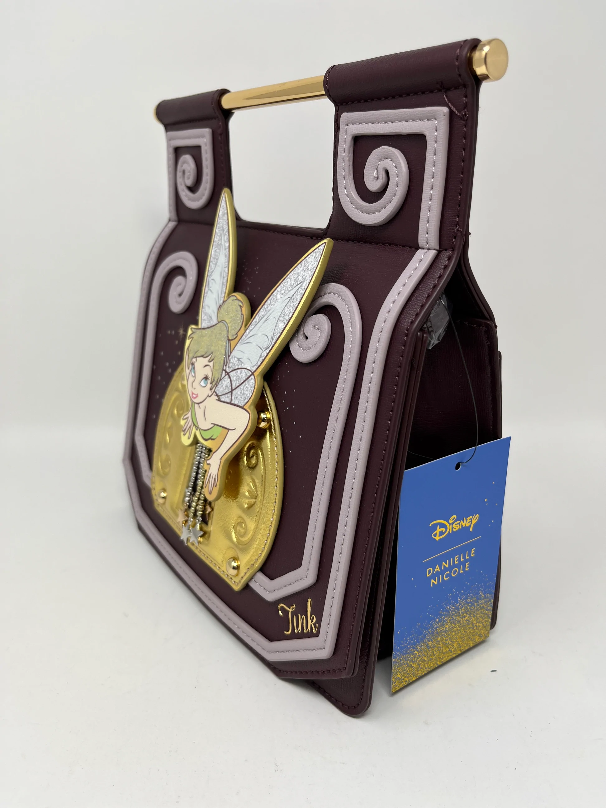 Tinkerbell in Keyhole with Pixie Dust Crossbody Purse