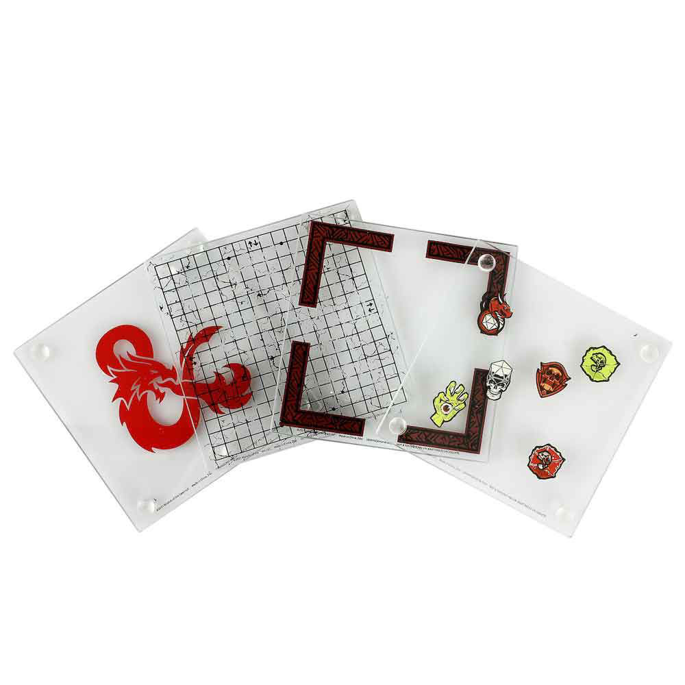 Dungeons & Dragons Glass Coaster Set of Four