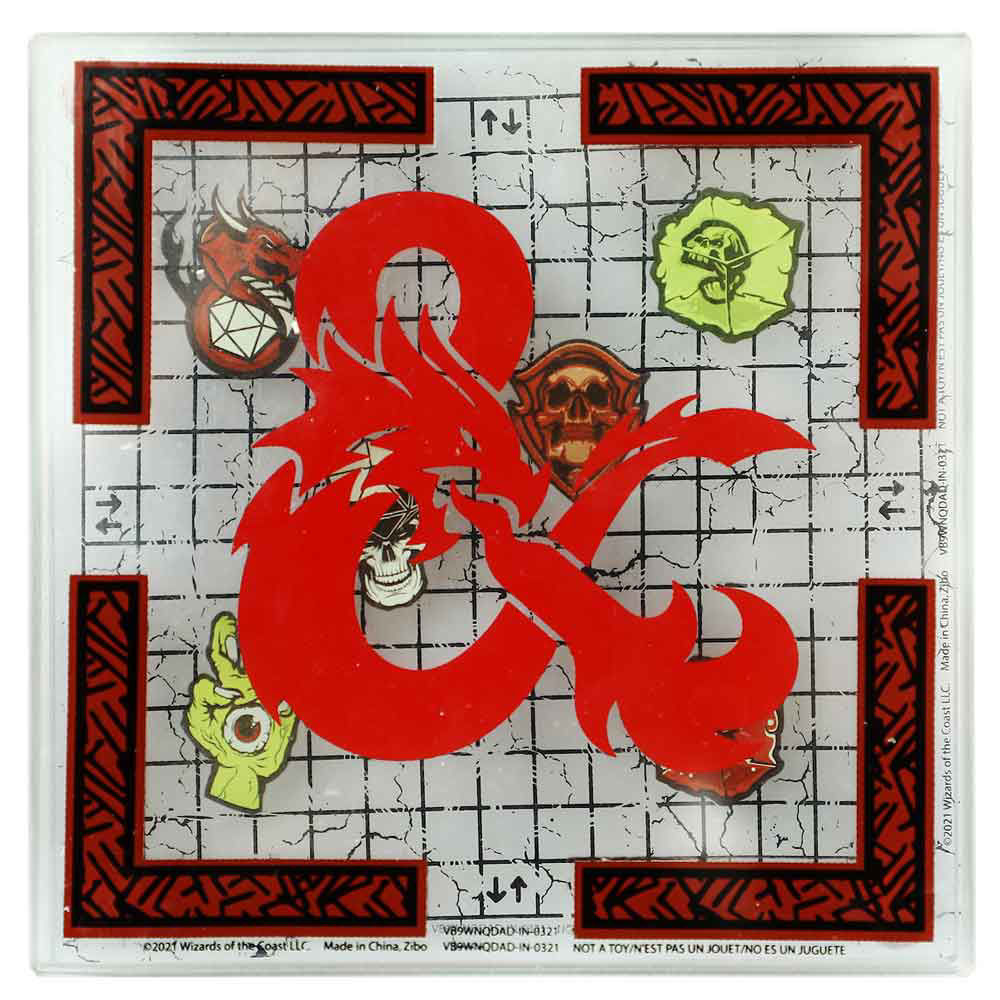 Dungeons & Dragons Glass Coaster Set of Four