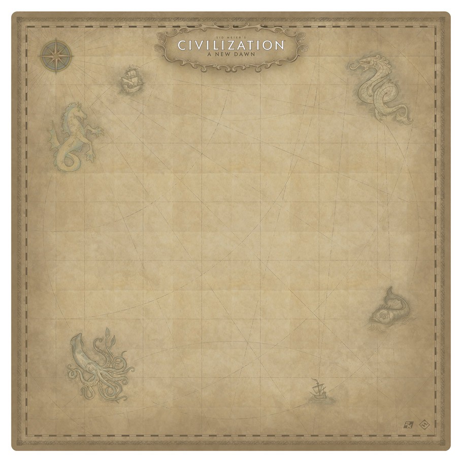 Sid Meiers Civilization: Game Mat