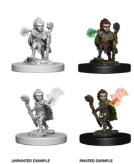 Wizkids Unpainted Minis: Gnome Male Druid