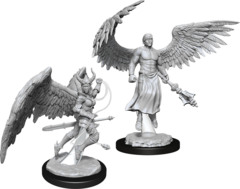 Dungeons & Dragons Nolzur`s Marvelous Unpainted Miniatures: W13 Deva & Erinyes