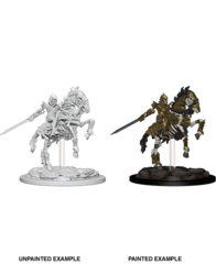 Deep Cuts Unpainted Miniatures: Skeleton Knight on Hourse