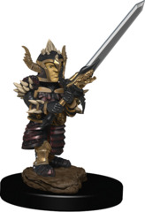 Dungeons & Dragons Fantasy Miniatures: Icons of the Realms Premium Figures W6 Halfling Fighter Male