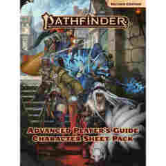 PATHFINDER RPG (SECOND EDITION): ADVANCED PLAYERS GUIDE CHARACTER SHEET PACK