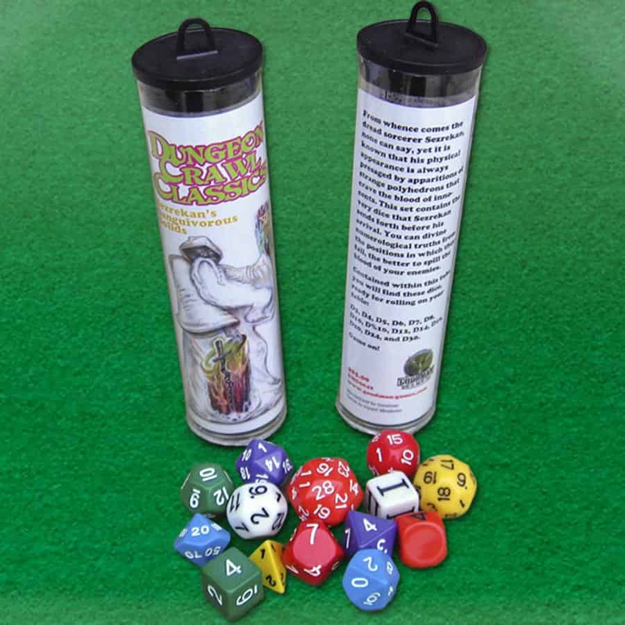 Dungeon Crawl Classics Dice: Sezrekans Sanguivorous Solids