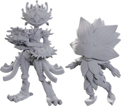 Pathfinder Battles Deep Cuts Unpainted Miniatures: Lotus Leshy and Flytrap Leshy (Wave 25)