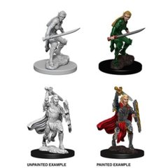 Pathfinder Battles Unpainted Minis - Female Elf Fighter