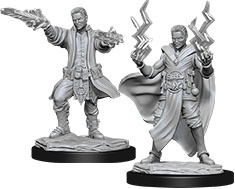 Dungeons & Dragons Nolzur`s Marvelous Unpainted Miniatures: W12 Male Human Sorcerer