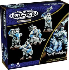 Heroscape: Rising Tide - Knight Primus Adelbern and Ordo Borealis Army Expansion