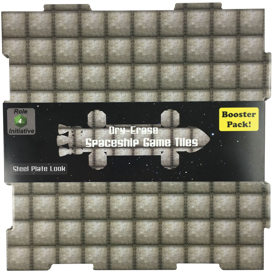 Dry-Erase Dungeon Tile Booster Pack - Steel Plate