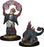 WizKids Wardlings: W3 Boy Warlock & Lizard