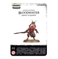 Daemons of khorne bloodmaster herald of khorne