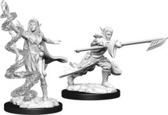 Magic the Gathering Unpainted Miniatures: W13 Joraga Warcaller & Joraga Treespeaker (Elves)