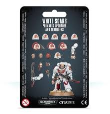 White Scars Shoulder Pads