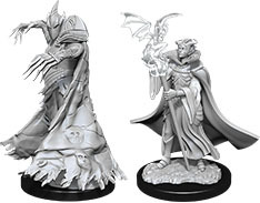 Pathfinder Deep Cuts Unpainted Miniatures: W12 Cultist & Devil