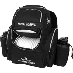 Dynamic Discs Paratrooper Backpack Disc Golf Bag - Black