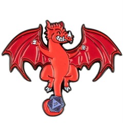 Monster Collectible Novelty Pins: Red Dragon