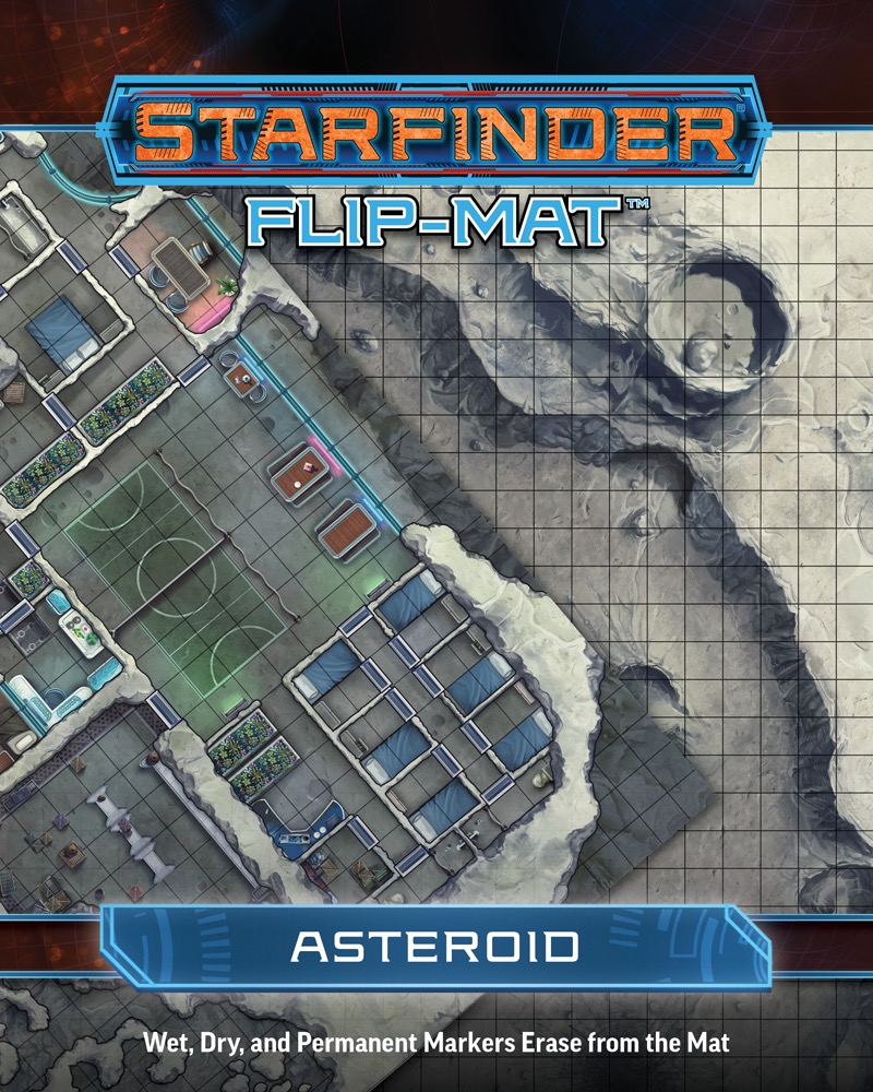 Starfinder Flip Mat: Asteroid