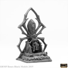 Bones Black: Dark Elf Queen on Throne