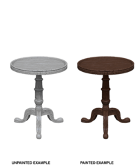 Wizkids Unpainted Mini - Small Round Tables