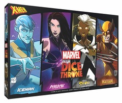 Marvel Dice Throne: X-Men Box 1 Fighters (Iceman, Psylocke, Storm, and Wolverine)