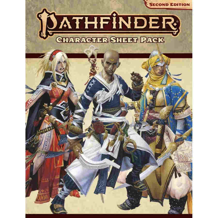 PATHFINDER RPG - SECOND EDITION: CHARACTER SHEET PACK