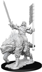 Pathfinder Battles Unpainted Minis - Orc On Dire Wolf