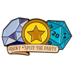 Monster Collectible Novelty Pins: Don't Split the Party