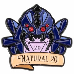 Monster Collectible Novelty Pins: Natural 20