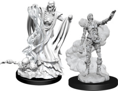 Dungeons & Dragons Nolzur`s Marvelous Unpainted Miniatures  W11 Lich & Mummy Lord