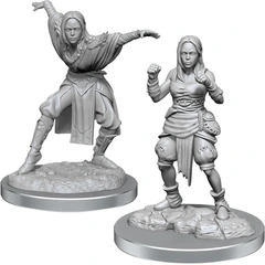 Pathfinder Deep Cuts: Half-Elf Monk Females