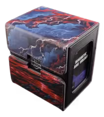 AI Armor Deck Box: Blue Red Storm