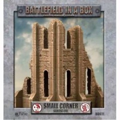 BATTLEFIELD IN A BOX: GOTHIC BATTLEFIELDS: SANDSTONE: 30MM SMALL CORNER