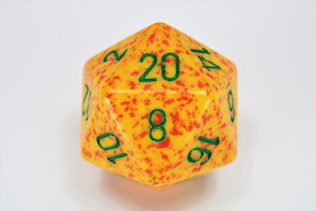Speckled 34mm Lotus™ d20 XS2016