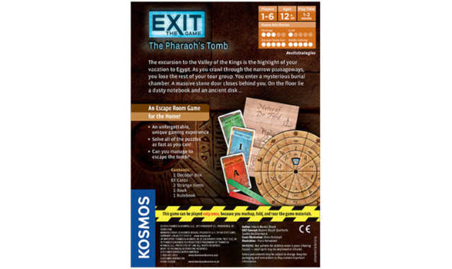 Exit the Game the Pharaohs Tomb