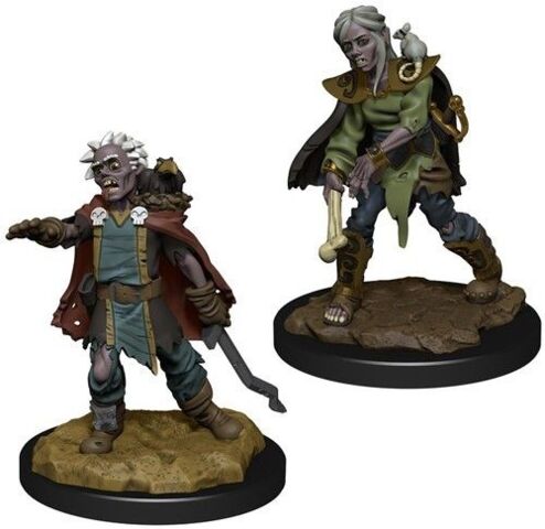 Wardlings RPG Figures Zombie (Male) & Zombie (Female)