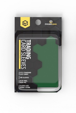 Powerwave Matte Card Sleeves 100 Pack - Green