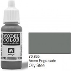 Vallejo Model Color - Oily Steel - VAL70865 - 17ml