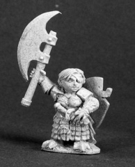 Ursula Silverbraid, Female Dwarf Warrior  03293
