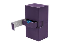 Twin Flip´n´Tray Deck Case 160+ Standard Size XenoSkin Purple Deck Box