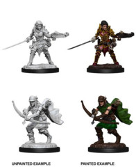 Pathfinder Battles Deep Cuts Female Half Elf Ranger